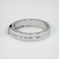 0.43 Ct. Bi Color Sapphire Ring, 14K White Gold 4