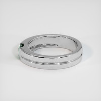 0.78 Ct. Sapphire Ring, 14K White Gold 4