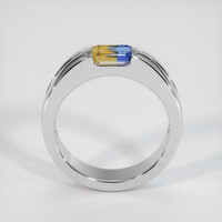 0.82 Ct. Bi Color Sapphire Ring, 14K White Gold 3