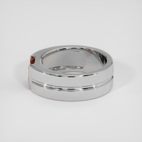 2.54 Ct. Padparadscha Sapphire Ring, 14K White Gold 4