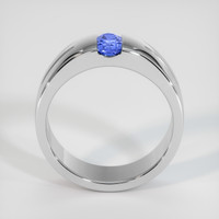 0.74 Ct. Sapphire Ring, 14K White Gold 3