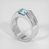 1.19 Ct. Gemstone Ring, 18K White Gold 2