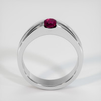 0.49 Ct. Ruby Ring, 18K White Gold 3