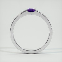 0.43 Ct. Bi Color Sapphire Ring, 18K White Gold 3