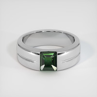 2.07 Ct. Sapphire Ring, 18K White Gold 1