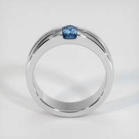 0.98 Ct. Sapphire Ring, 18K White Gold 3