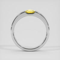 0.98 Ct. Yellow Sapphire Ring, 18K White Gold 3
