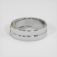 0.98 Ct. Yellow Sapphire Ring, 18K White Gold 4