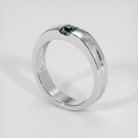 0.33 Ct. Bi Color Sapphire Ring, 18K White Gold 2