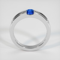 0.38 Ct. Sapphire Ring, 18K White Gold 3