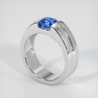 1.64 Ct. Sapphire Ring, 18K White Gold 2