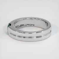 0.52 Ct. Sapphire Ring, 18K White Gold 4