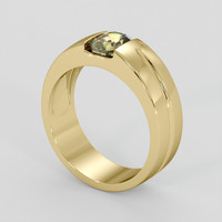 1.79 Ct. Bi Color Sapphire Ring, 10K Yellow Gold 2