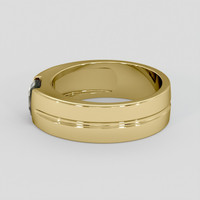 1.79 Ct. Bi Color Sapphire Ring, 10K Yellow Gold 4