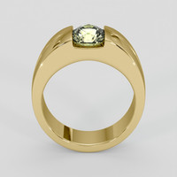 1.62 Ct. Greenish Yellow Sapphire Ring, 10K Yellow Gold 3