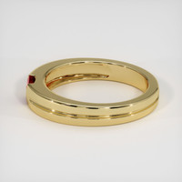 0.35 Ct. Ruby Ring, 14K Yellow Gold 4