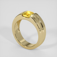 2.07 Ct. Yellow Sapphire Ring, 14K Yellow Gold 2