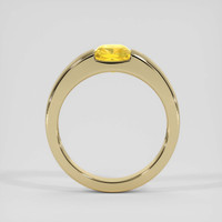 2.07 Ct. Yellow Sapphire Ring, 14K Yellow Gold 3