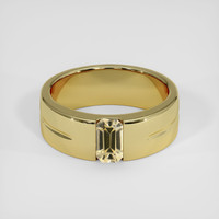 0.71 Ct. Yellow Sapphire Ring, 14K Yellow Gold 1