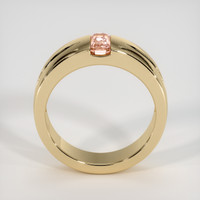 0.61 Ct. Padparadscha Sapphire Ring, 14K Yellow Gold 3