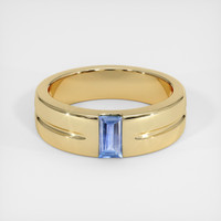 0.42 Ct. Sapphire Ring, 14K Yellow Gold 1