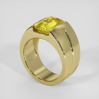 8.04 Ct. Yellow Sapphire Ring, 14K Yellow Gold 2