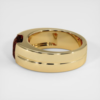 2.69 Ct. Orangish Brown Sapphire Ring, 14K Yellow Gold 4