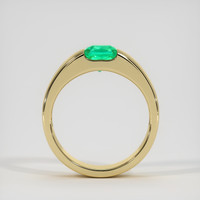 1.38 Ct. Emerald Ring, 18K Yellow Gold 3