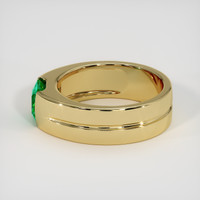 1.38 Ct. Emerald Ring, 18K Yellow Gold 4