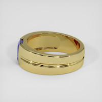 1.54 Ct. Blue Sapphire Ring, 18K Yellow Gold 4