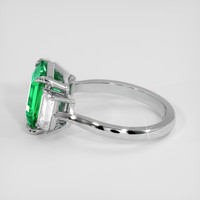 3.05 Ct. Emerald Ring, Platinum 950 4