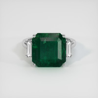 5.07 Ct. Emerald Ring, 18K White Gold 1