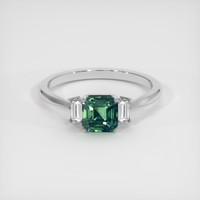 3.05 Ct. Sapphire Ring, 18K White Gold 1