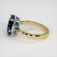 3.53 Ct. Gemstone Ring, 14K White & Yellow 4