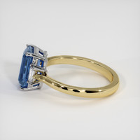 2.08 Ct. Gemstone Ring, 18K White & Yellow 4