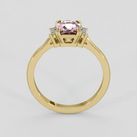 1.13 Ct. Pink Sapphire Ring, 14K Yellow Gold 3