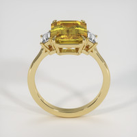 5.19 Ct. Bi Color Sapphire Ring, 14K Yellow Gold 3