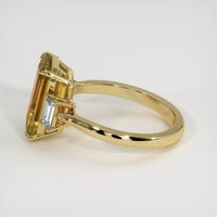 5.19 Ct. Bi Color Sapphire Ring, 14K Yellow Gold 4