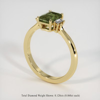 1.08 Ct. Sapphire Ring, 14K Yellow Gold 2