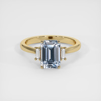 3.05 Ct. Sapphire Ring, 14K Yellow Gold 1