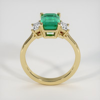 2.17 Ct. Emerald Ring, 18K Yellow Gold 3