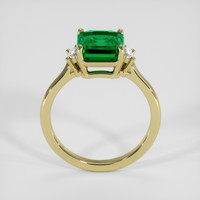 2.54 Ct. Emerald Ring, 18K Yellow Gold 3