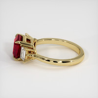 2.08 Ct. Ruby Ring, 18K Yellow Gold 4