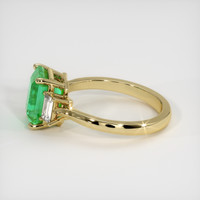 2.41 Ct. Emerald Ring, 18K Yellow Gold 4