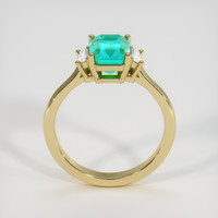 1.72 Ct. Emerald Ring, 18K Yellow Gold 3