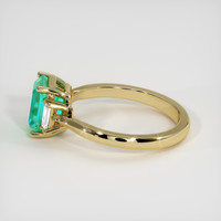 1.72 Ct. Emerald Ring, 18K Yellow Gold 4