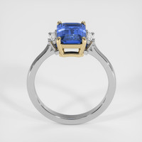 2.57 Ct. Blue Sapphire Ring, 18K Yellow & White 3