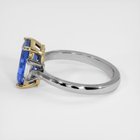 2.57 Ct. Blue Sapphire Ring, 18K Yellow & White 4