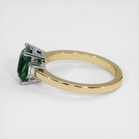 2.22 Ct. Sapphire Ring, 14K White & Yellow 4