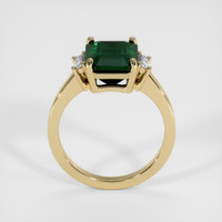 3.11 Ct. Green Tourmaline Ring, 14K Yellow Gold 3